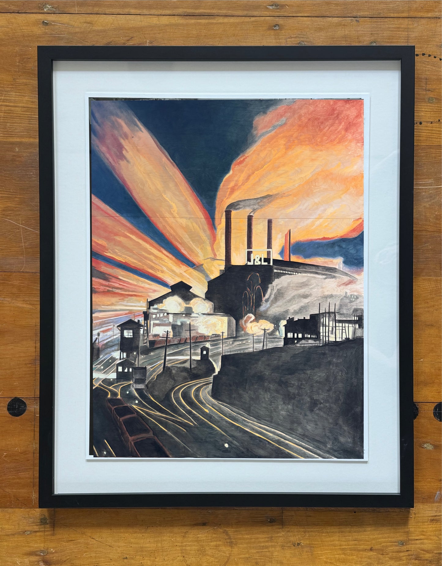 ADD - Black Frame Matted for 22 x 17 inches print