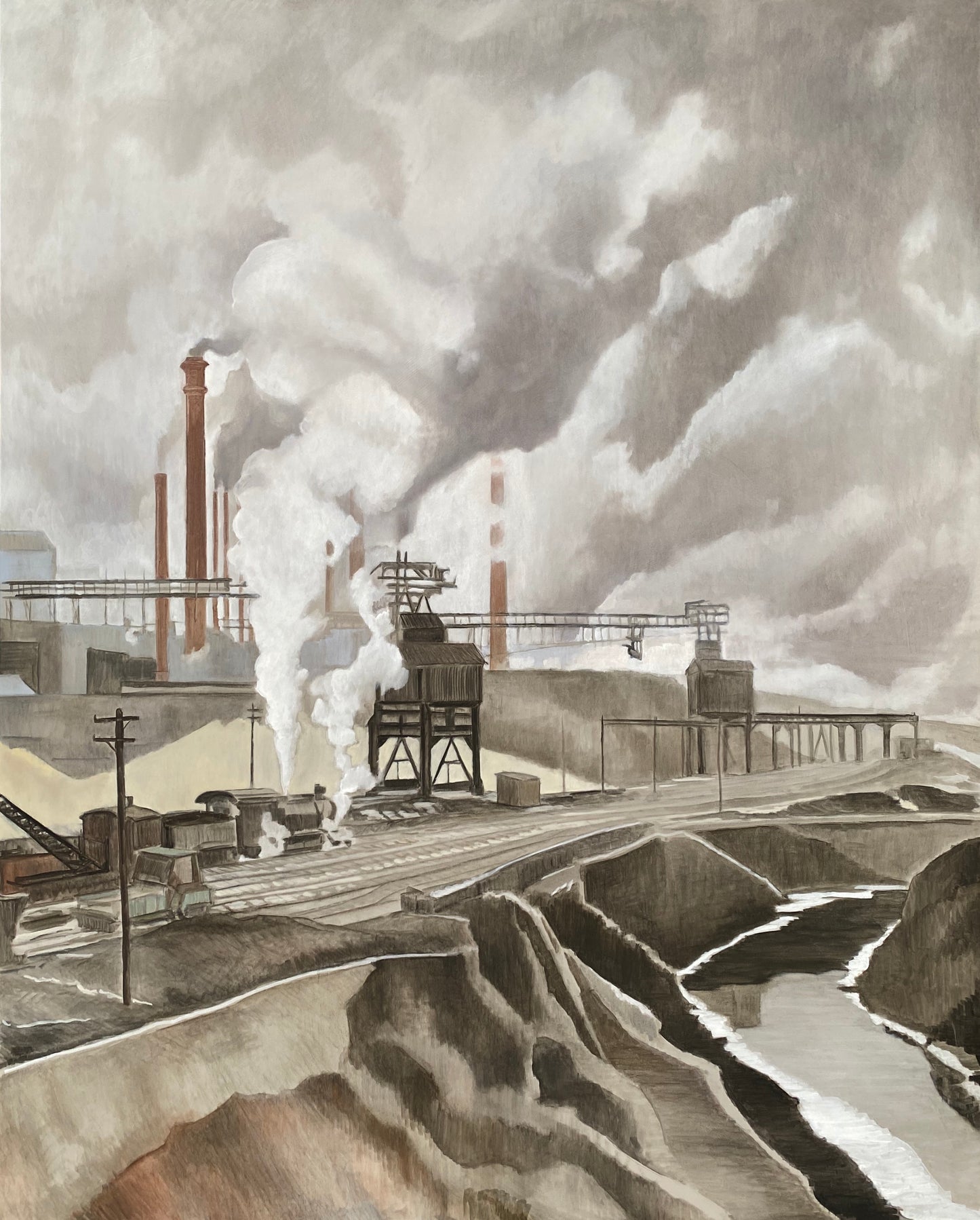 Under a Heavy Sky      22 x 17 inches