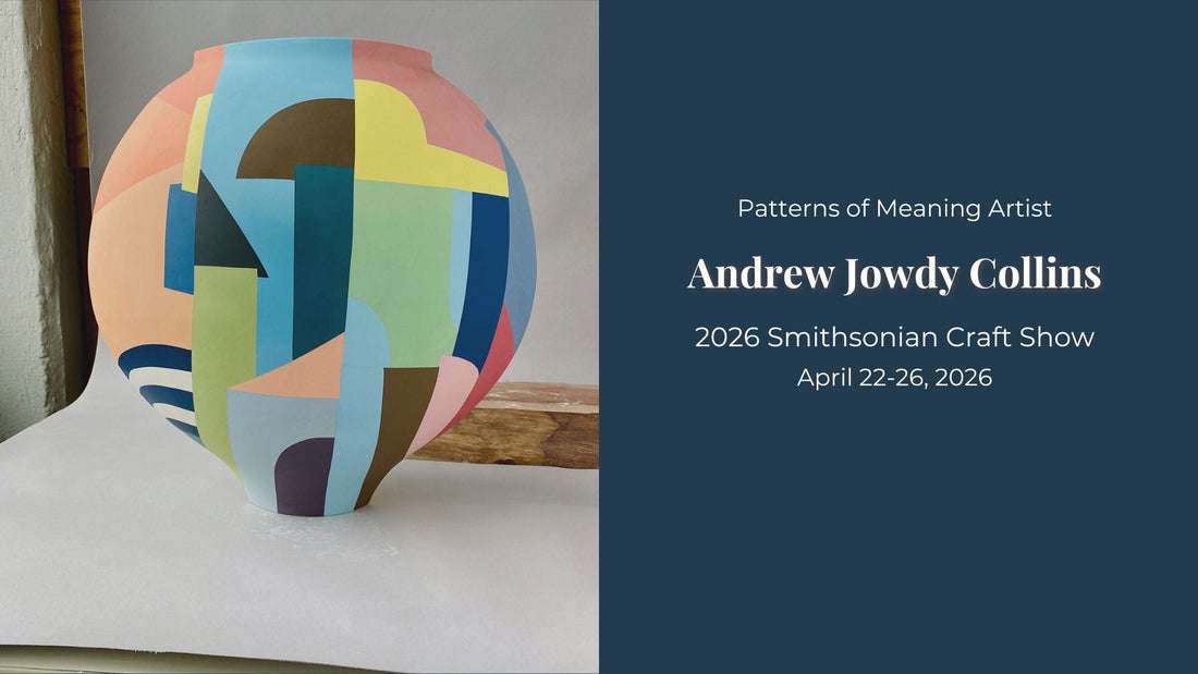 Patterns of Meaning Artist Andrew Jowdy Collins Selected for 2026 Smithsonian Craft Show