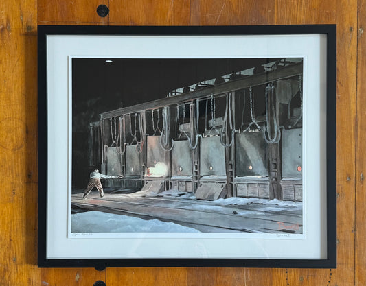 ADD - Black Frame Matted for 22 x 17 inches print